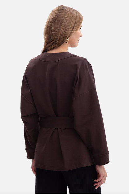   Narzutka Model B297 Gorzka Czekolada - BeWear 