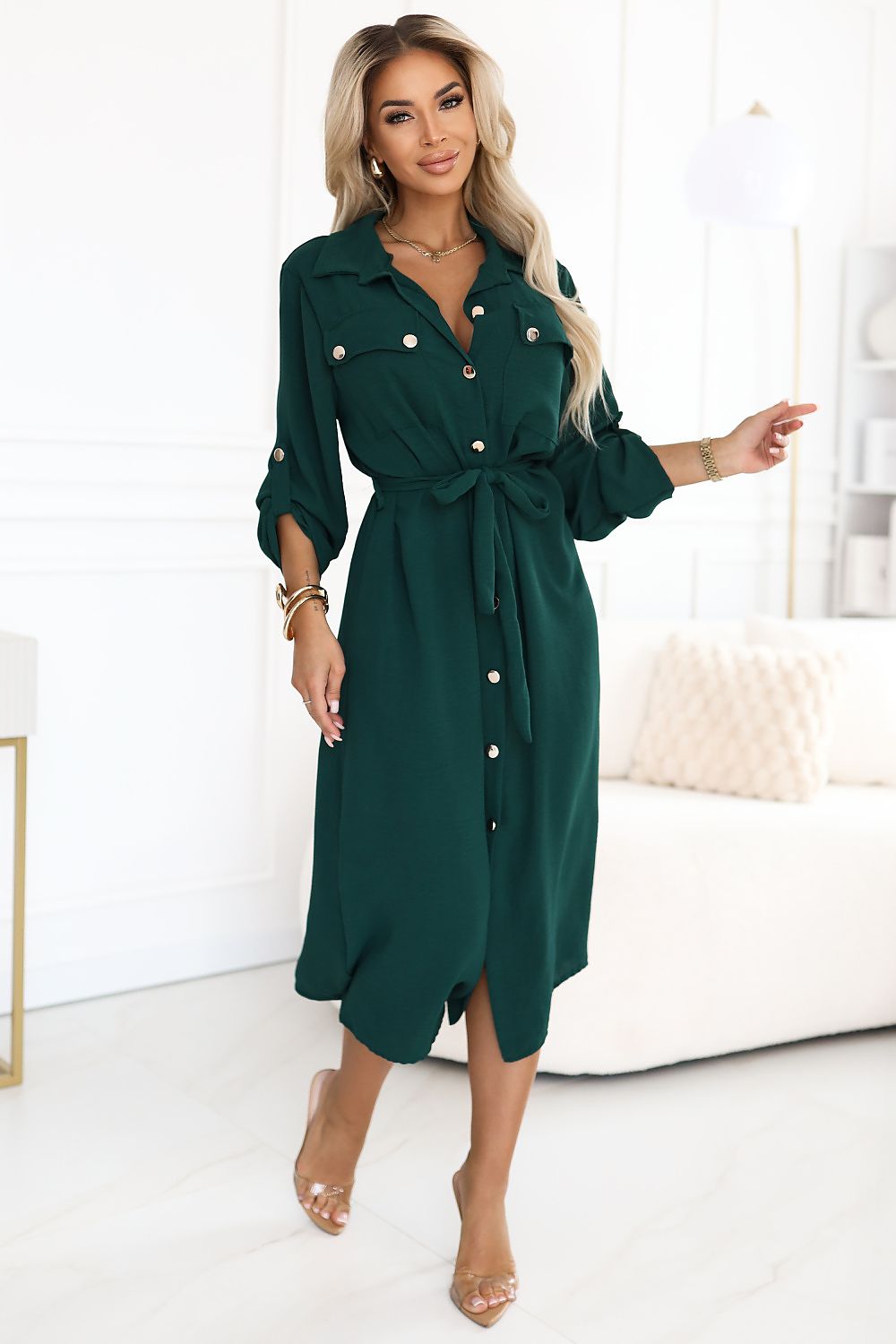  Sukienka Model 531-7 Green - Numoco 