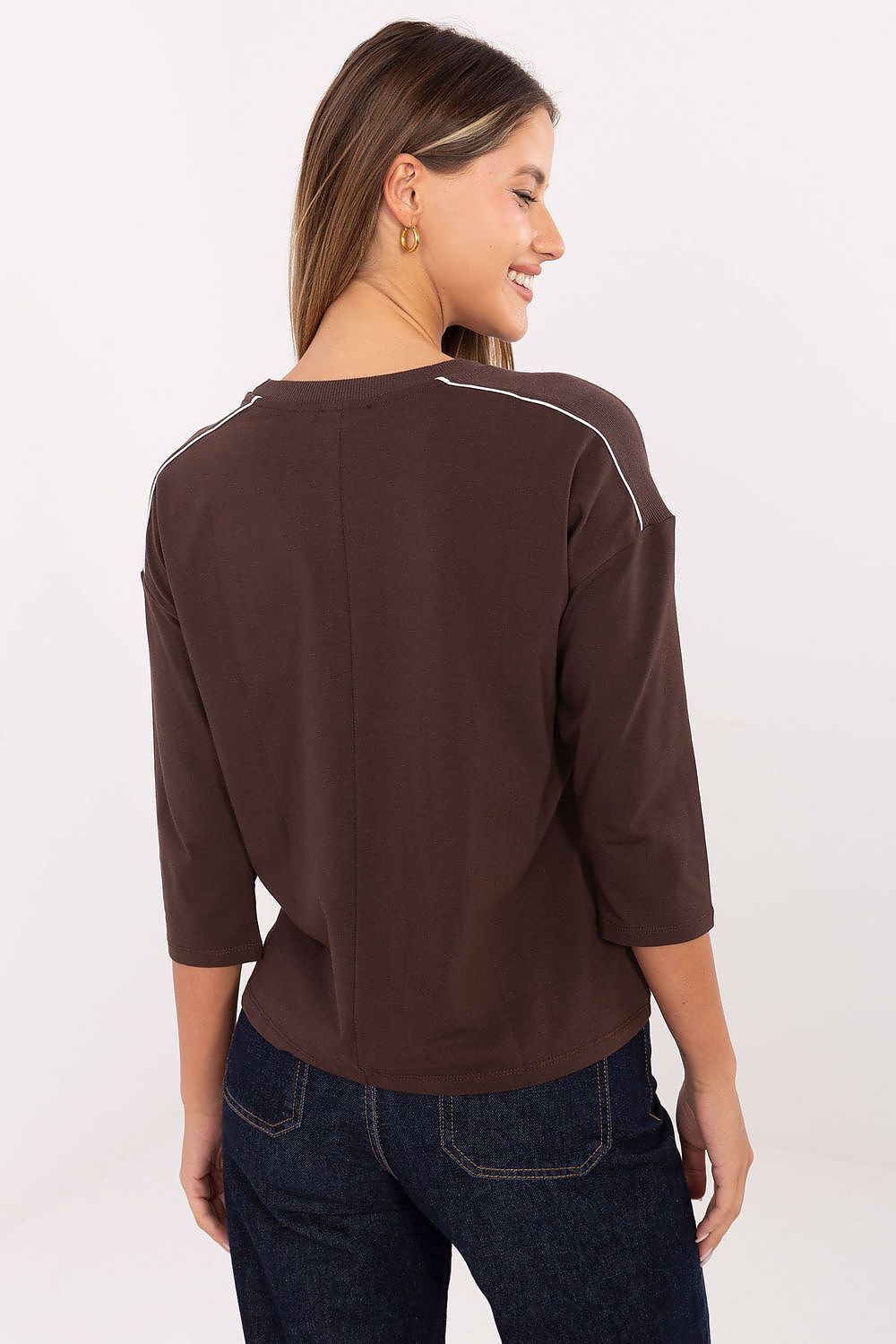   Bluzka Model RV-BZ-A826.89 Dark Brown - Relevance 