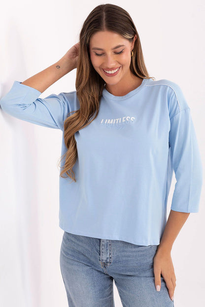   Bluzka Model RV-BZ-A826.89 Light Blue - Relevance 