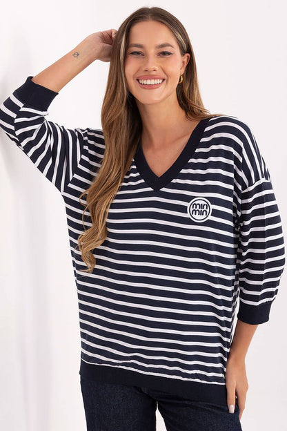   Bluzka Model RV-BZ-A791.53 Navy - Relevance 
