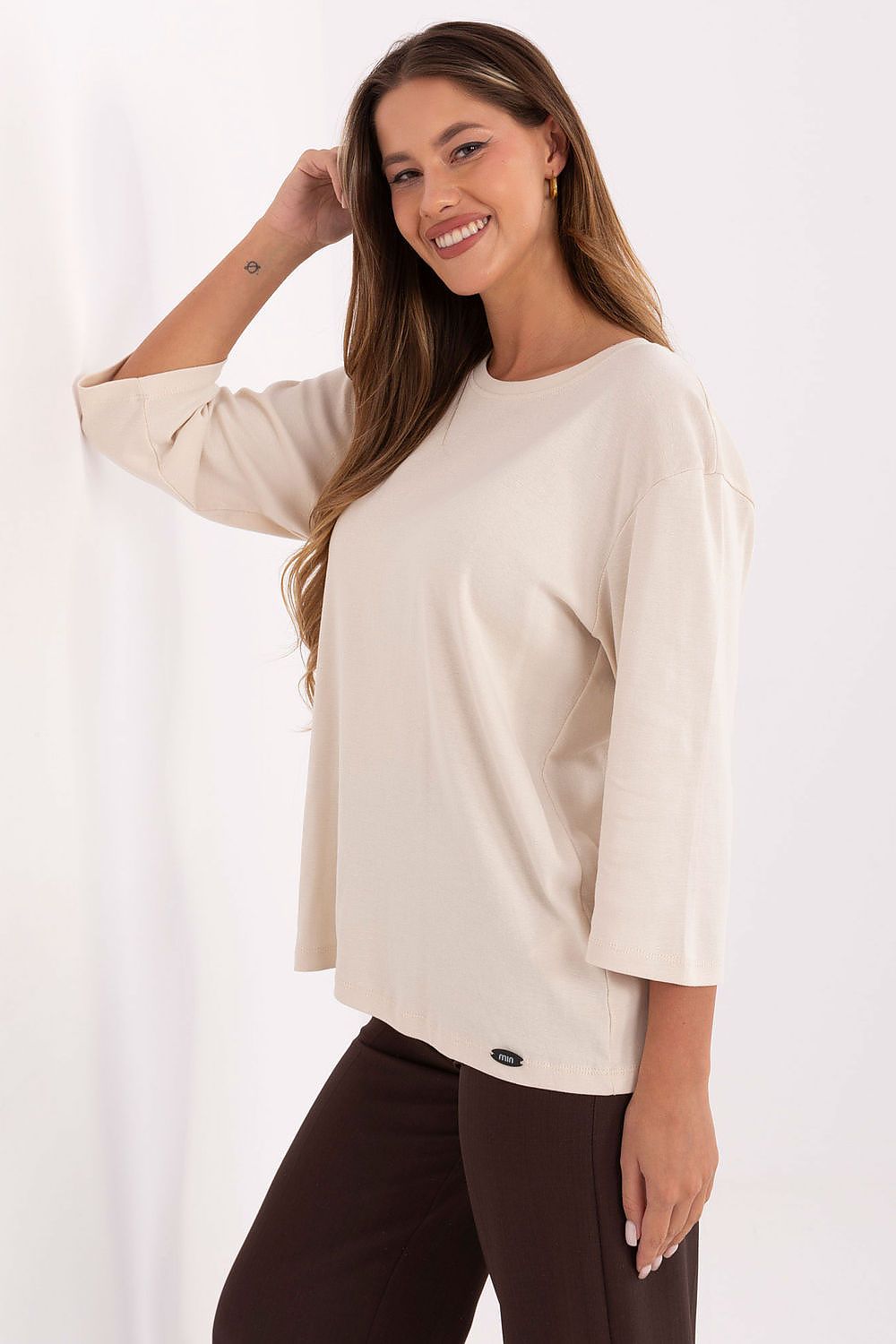   Bluzka Model RV-BZ-A804.05P Light Beige - Relevance 