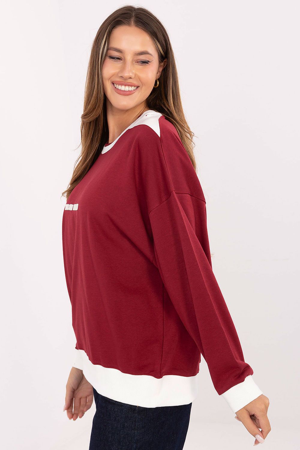   Bluza Damska Model RV-BZ-A878.51 Bordo - Relevance 