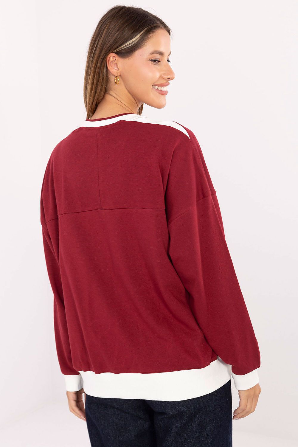   Bluza Damska Model RV-BZ-A878.51 Bordo - Relevance 