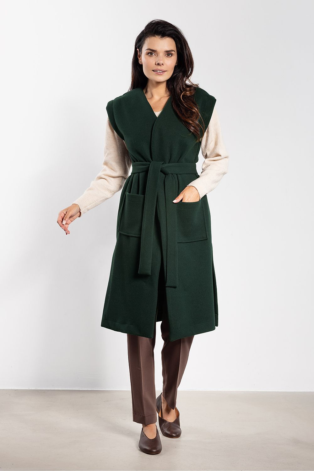   Kamizelka Model A753 Bottle Green - awama 