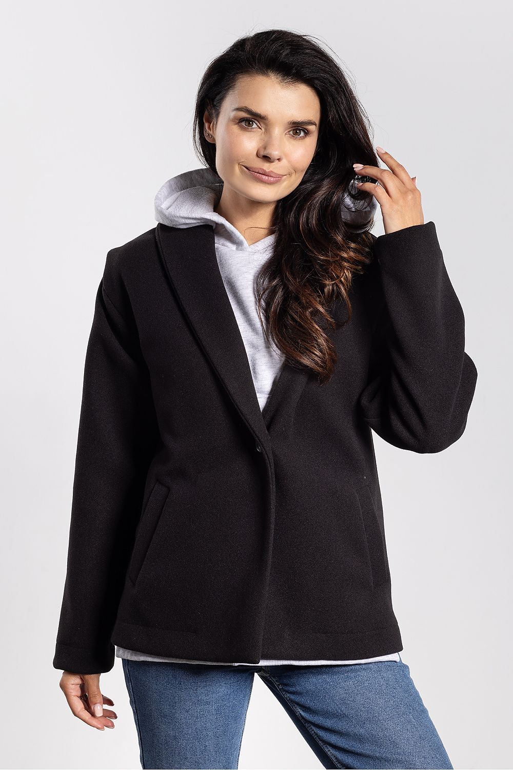   Kurtka Damska Model A752 Black - awama 