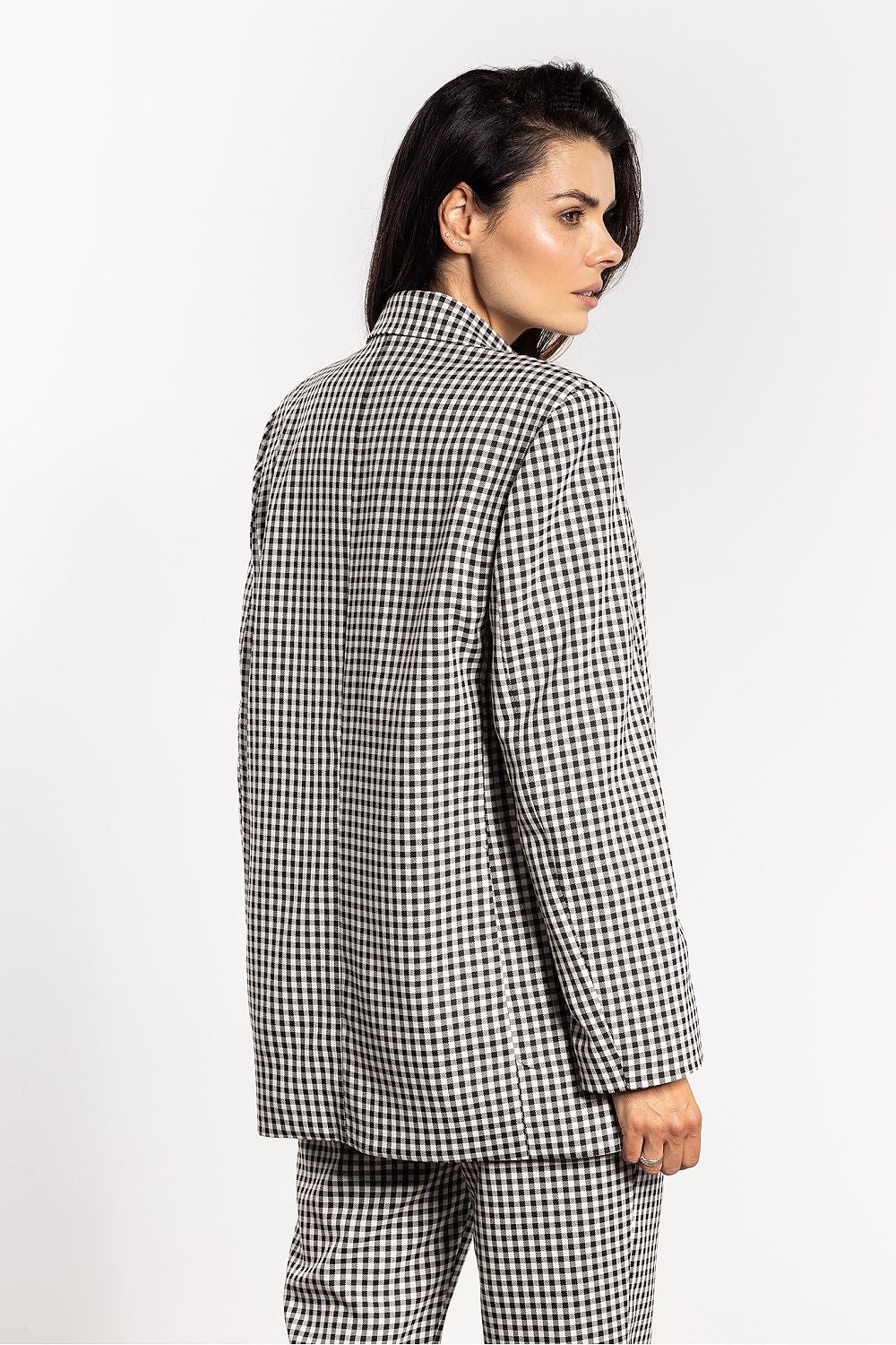   Marynarka Model A749 White/Black - awama 