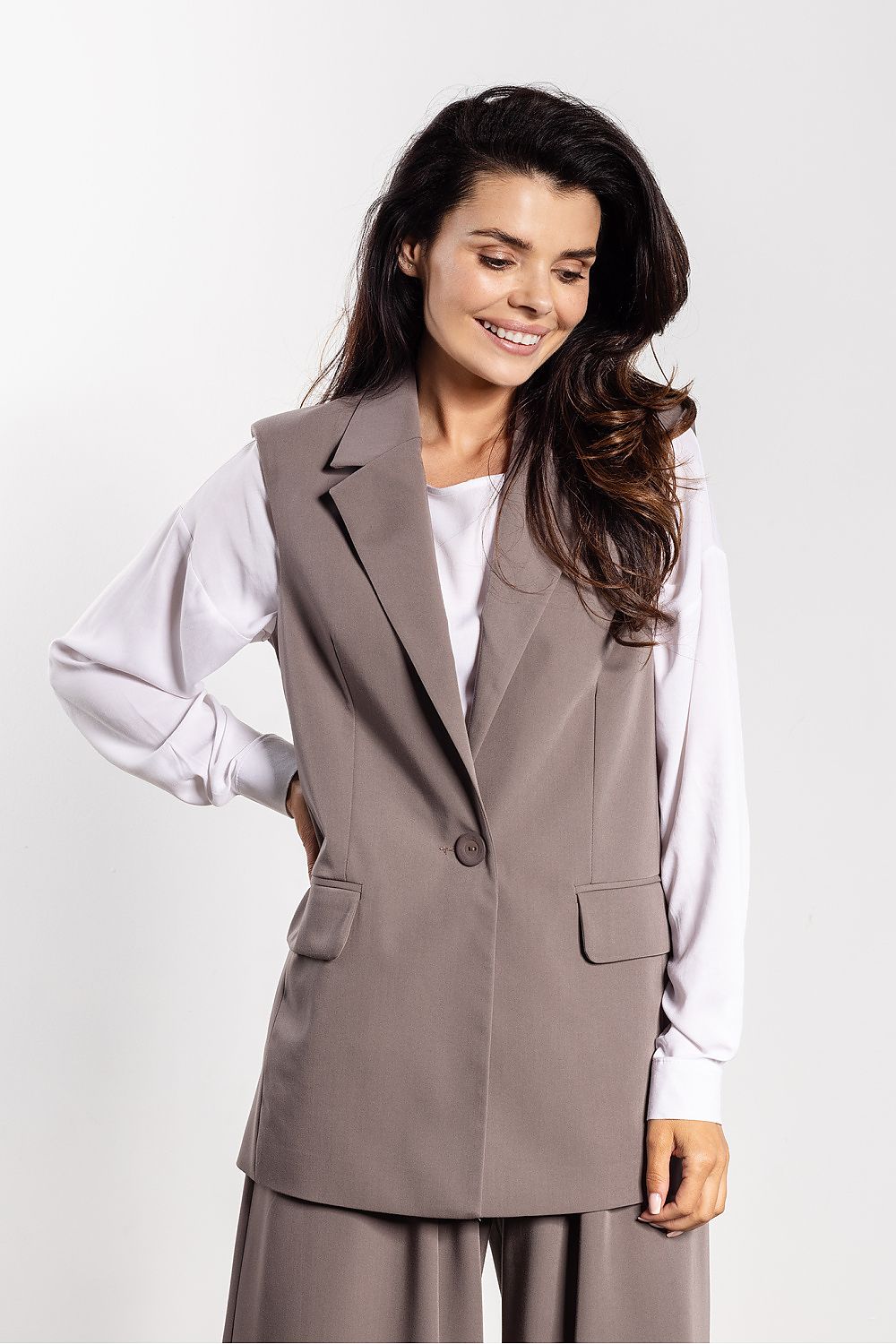   Kamizelka Model A745 Taupe - awama 