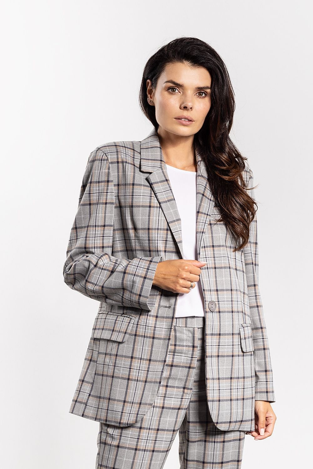   Marynarka Model A749 Grey - awama 