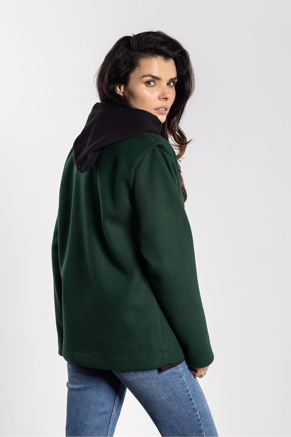   Kurtka Damska Model A752 Bottle Green - awama 