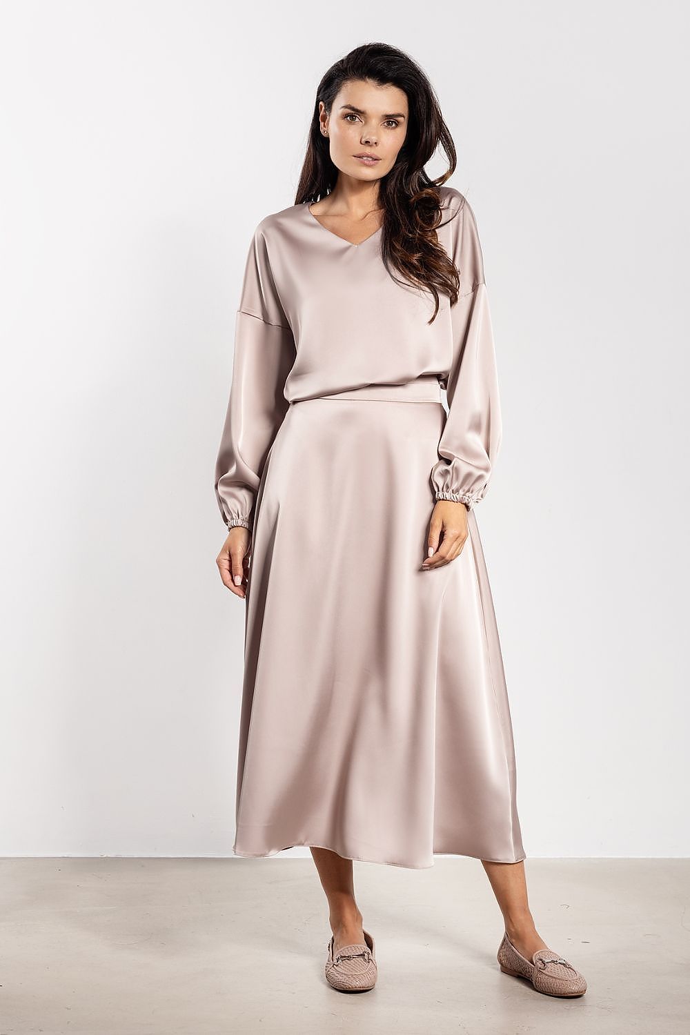   Bluzka Model A740 Beige - awama 