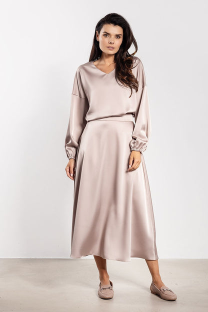   Bluzka Model A740 Beige - awama 