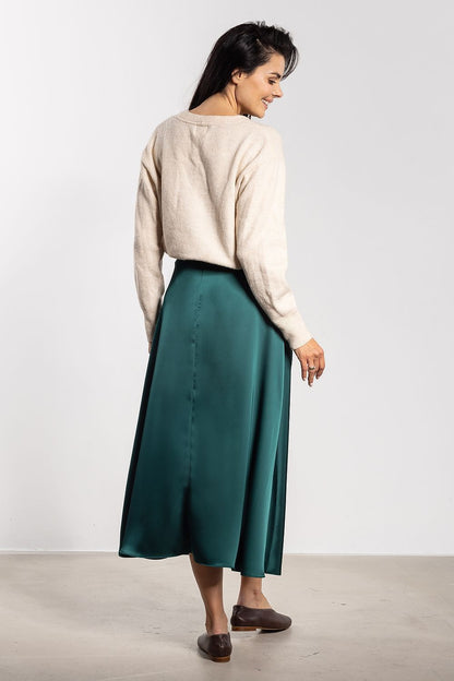 Spódnica Model A739 Bottle Green - awama 