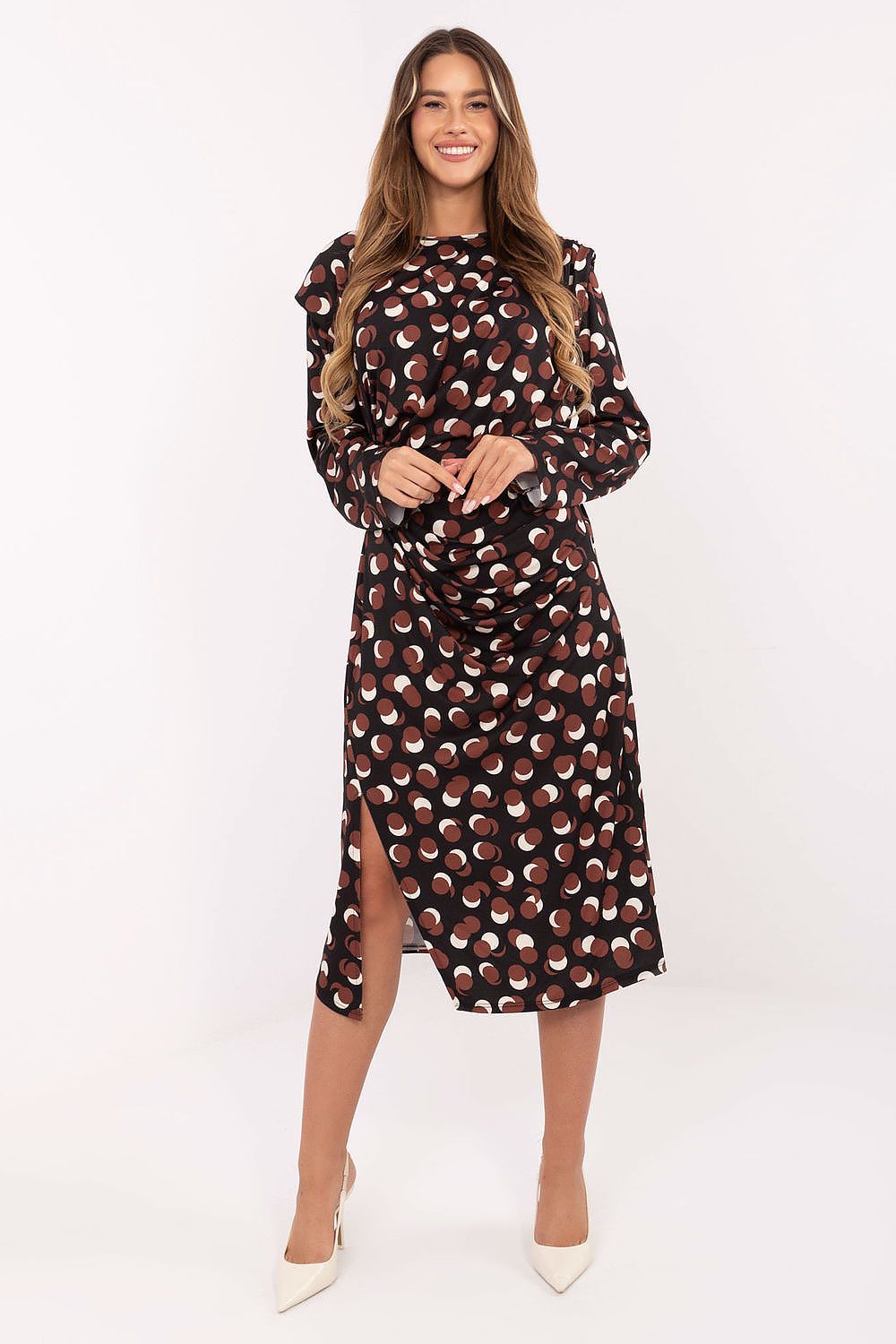  Sukienka Model IT-SK-20057.21P Black - Rue Paris 