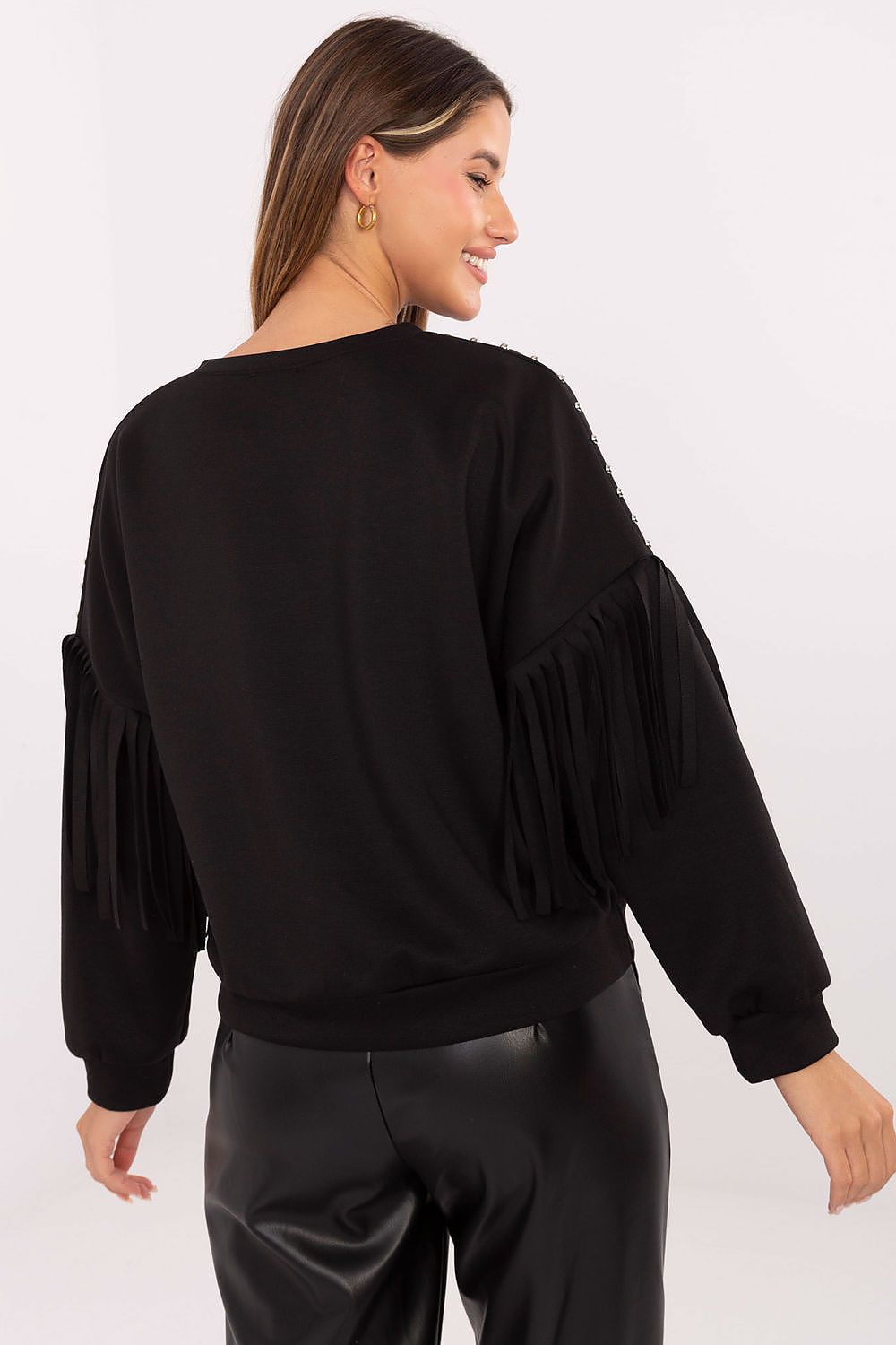   Bluza Damska Model IT-BL-21731.85 Black - Rue Paris 