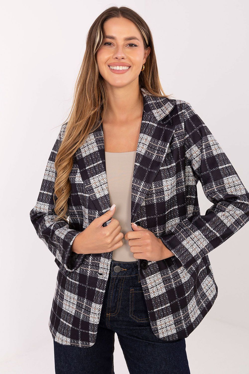   Marynarka Model MI-MA-4195.18 Black - Rue Paris 