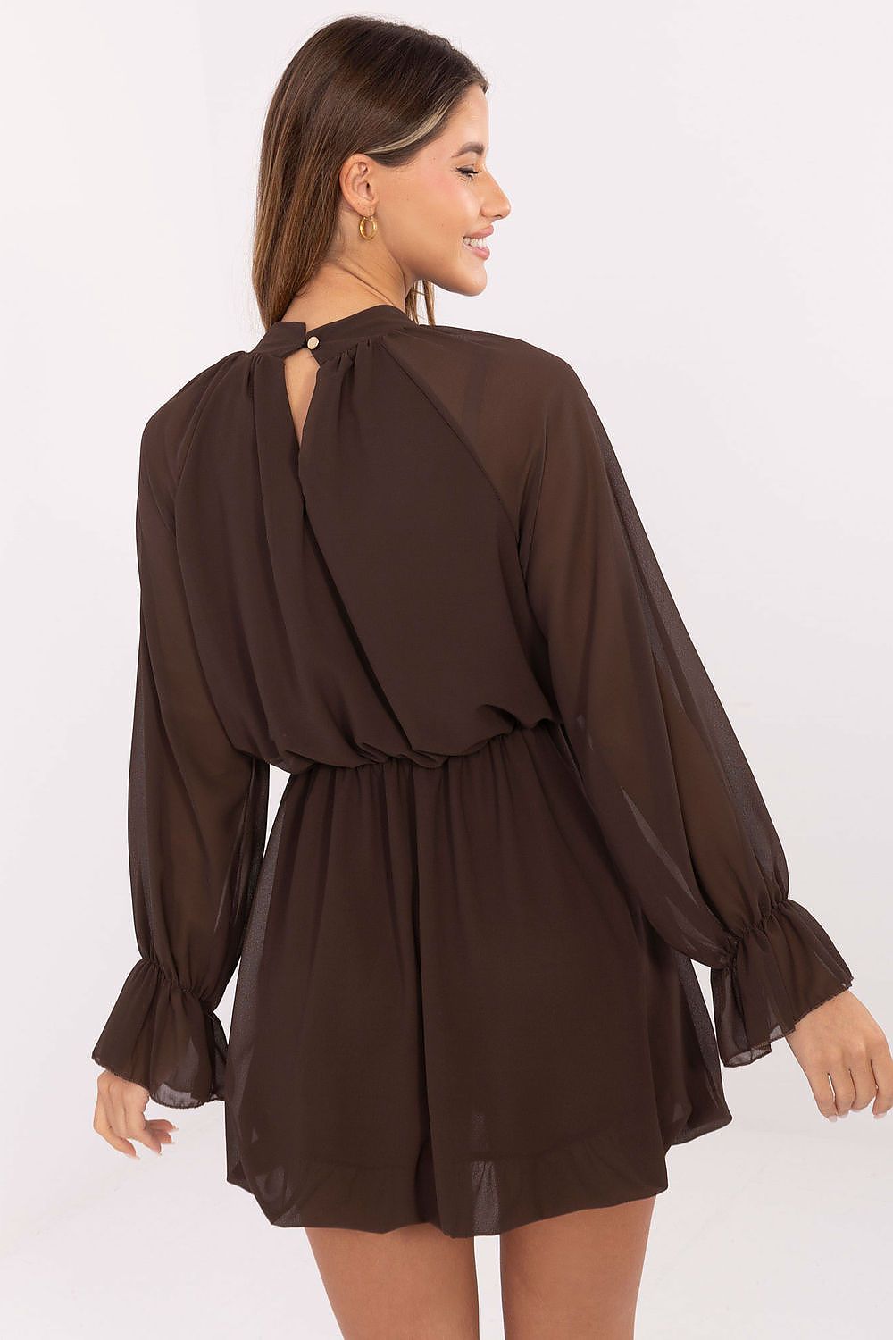   Sukienka Model MI-SK-A1554.26 Brown - Rue Paris 
