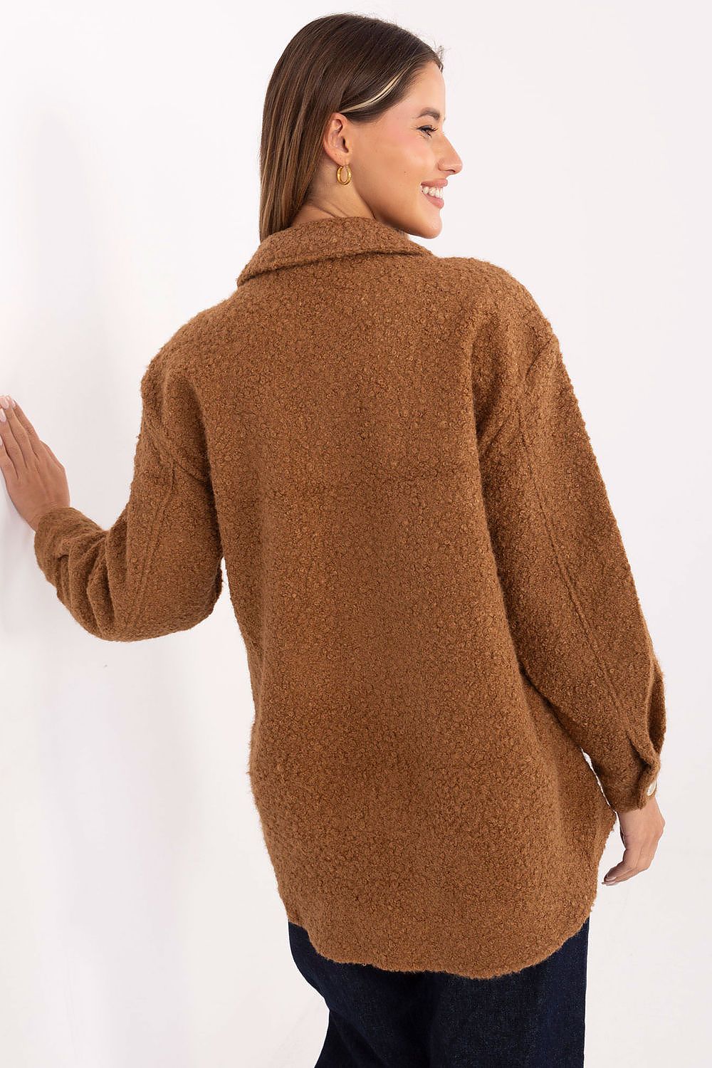   Koszula Damska Model IT-KR-1709.85 Camel - Factory Price 