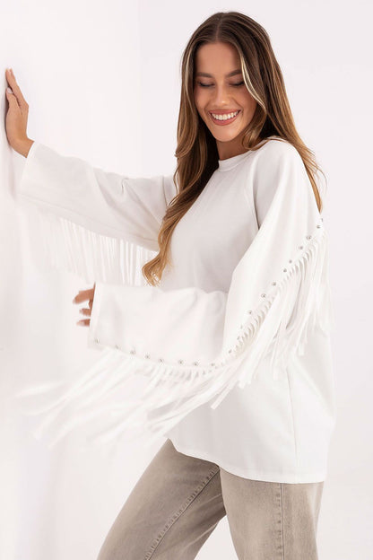   Bluza Damska Model IT-BZ-21695.10 White - Factory Price 