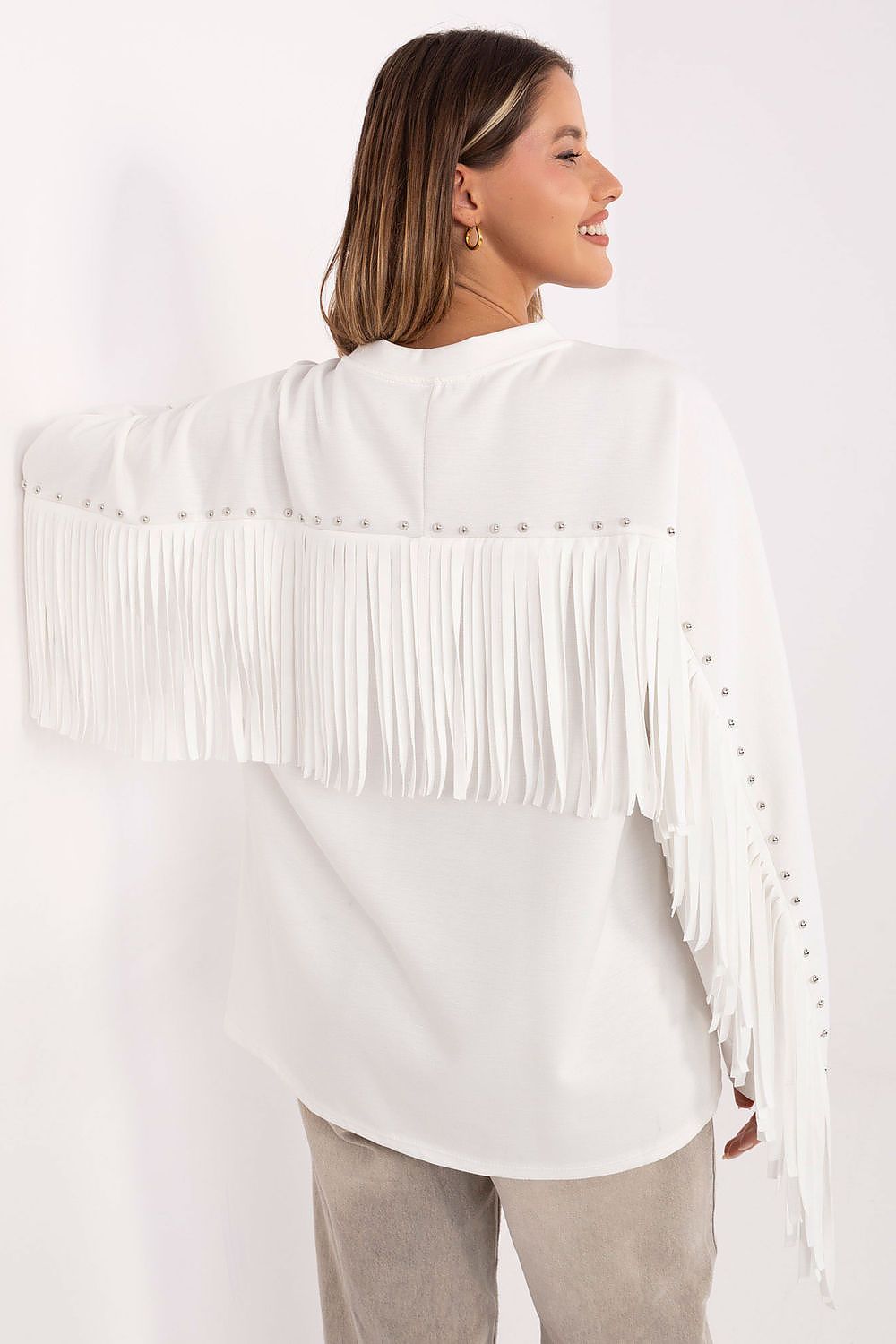   Bluza Damska Model IT-BZ-21695.10 White - Factory Price 