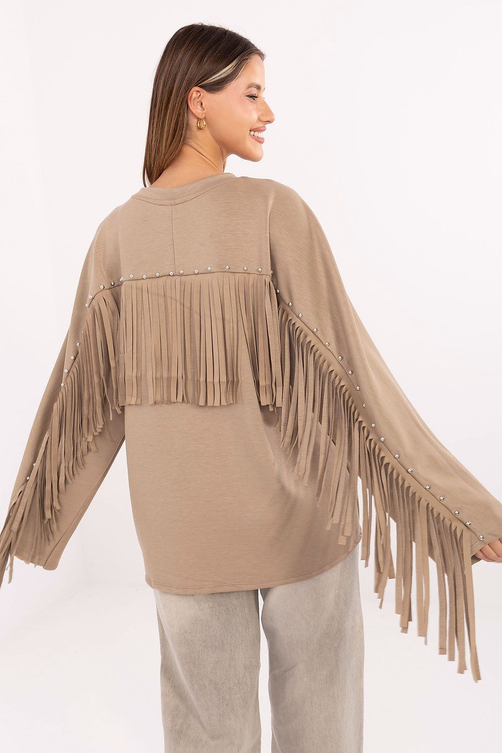   Bluza Damska Model IT-BZ-21695.10 Dark Beige - Factory Price 