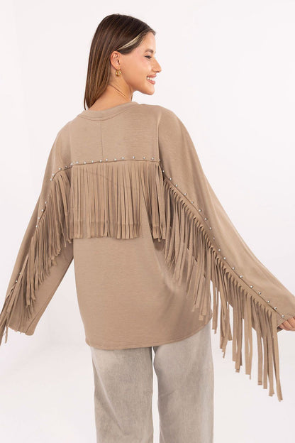   Bluza Damska Model IT-BZ-21695.10 Dark Beige - Factory Price 
