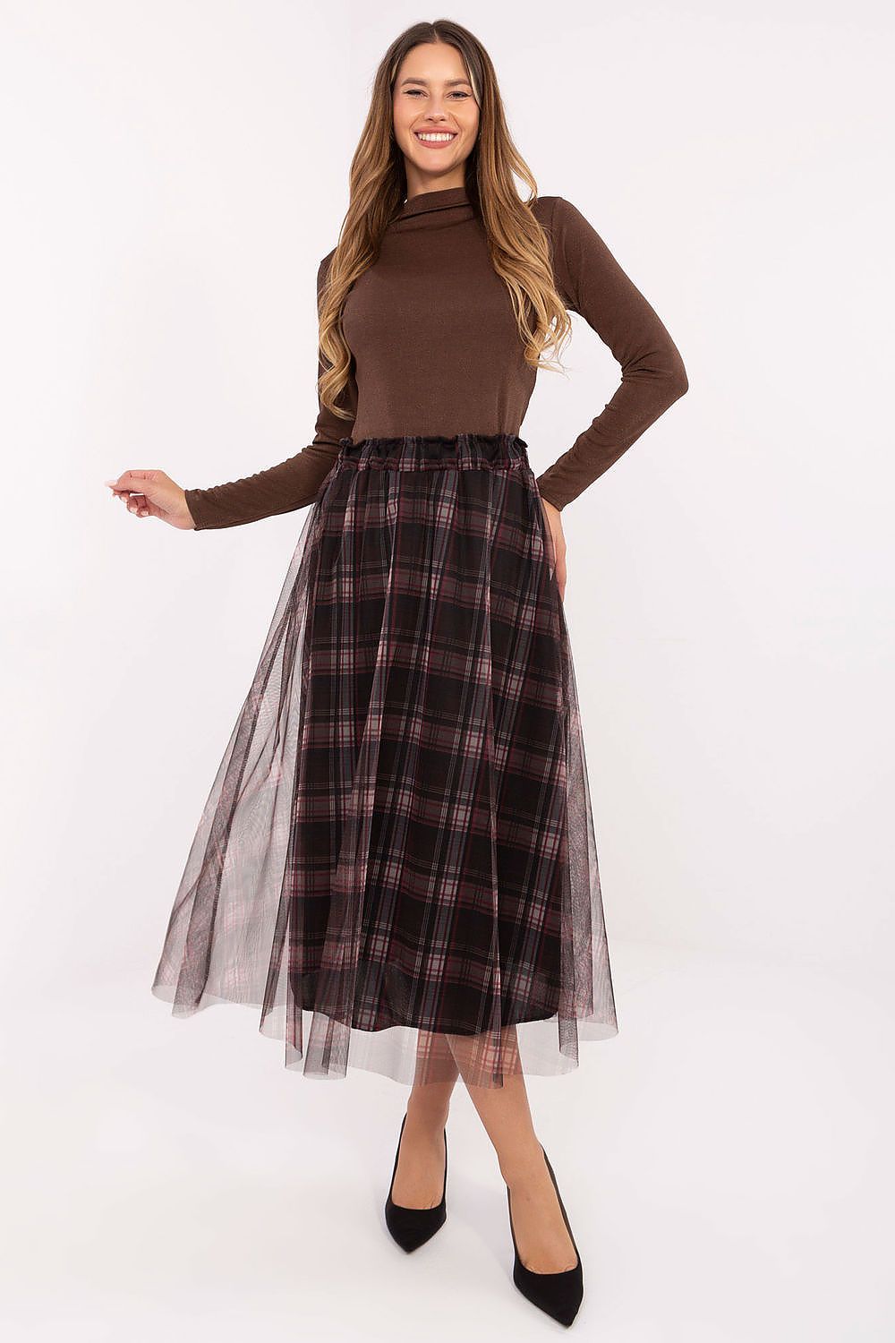  Spódnica Model MI-SD-271329-3.06 Black - Italy Moda 