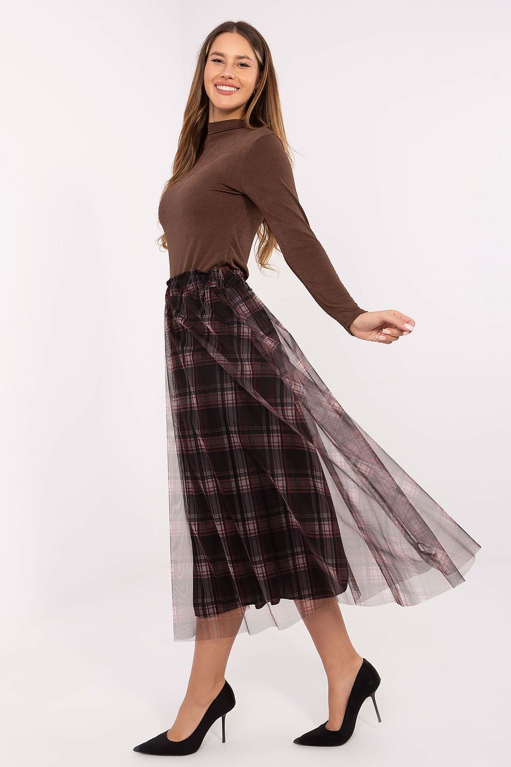  Spódnica Model MI-SD-271329-3.06 Black - Italy Moda 
