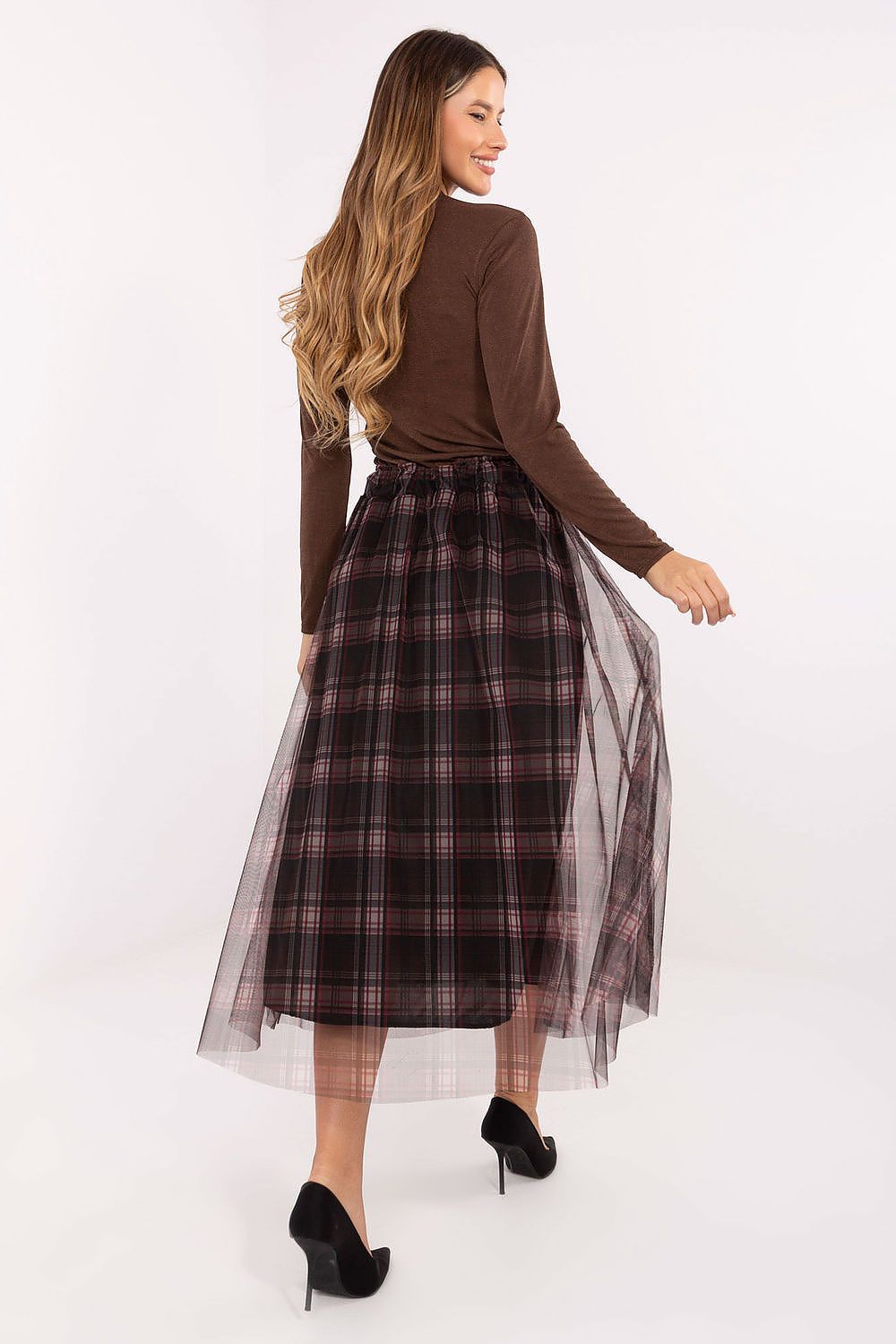  Spódnica Model MI-SD-271329-3.06 Black - Italy Moda 