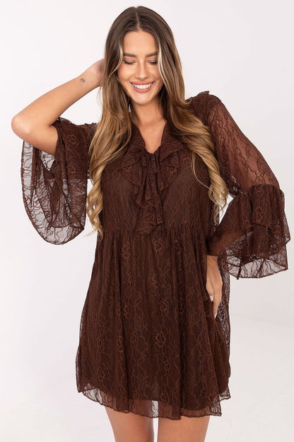  Sukienka Model MI-SK-62435.16 Brown - Italy Moda 