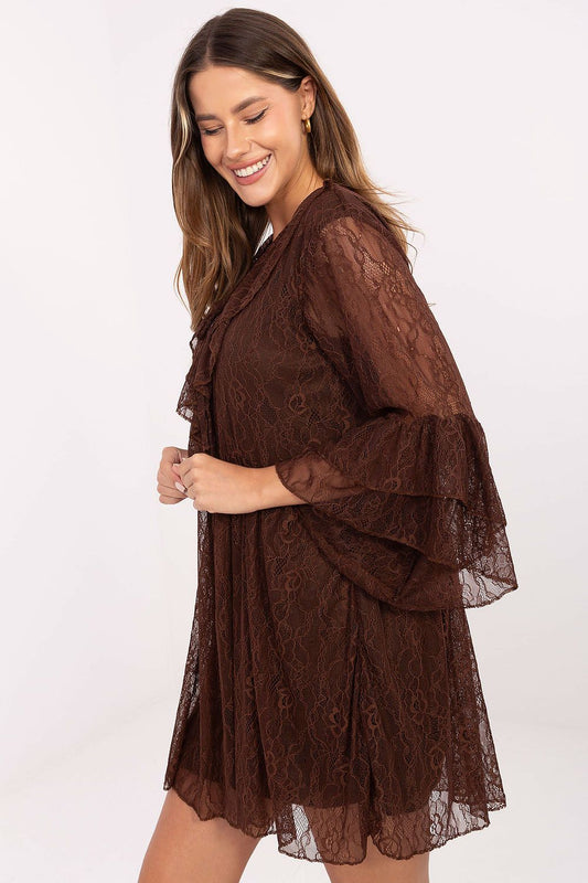  Sukienka Model MI-SK-62435.16 Brown - Italy Moda 
