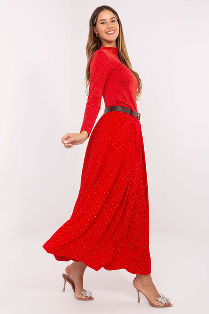  Spódnica Model DHJ-SD-19720-1.32 Red - Italy Moda 