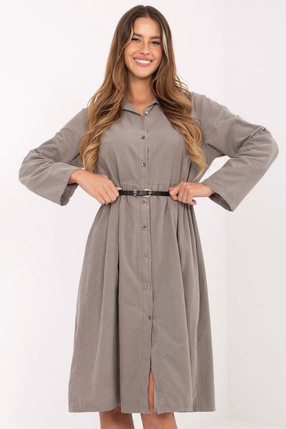  Sukienka Model MI-SK-92400.17 Dark Beige - Italy Moda 