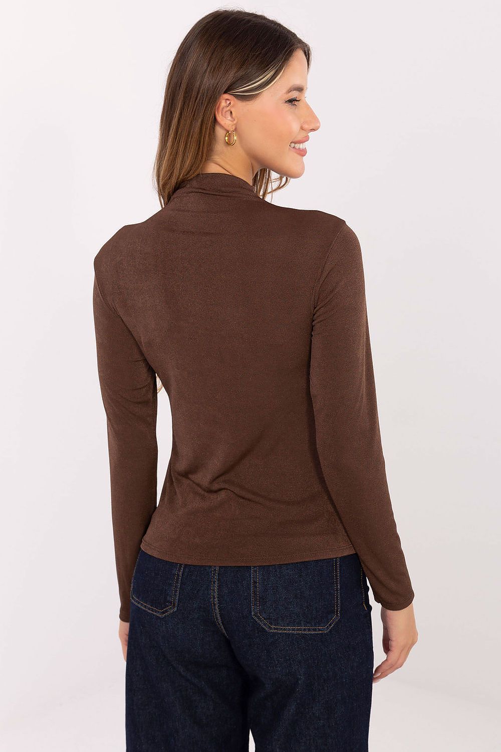   Bluzka Model IT-BZ-15368.03 Brown - Rue Paris 