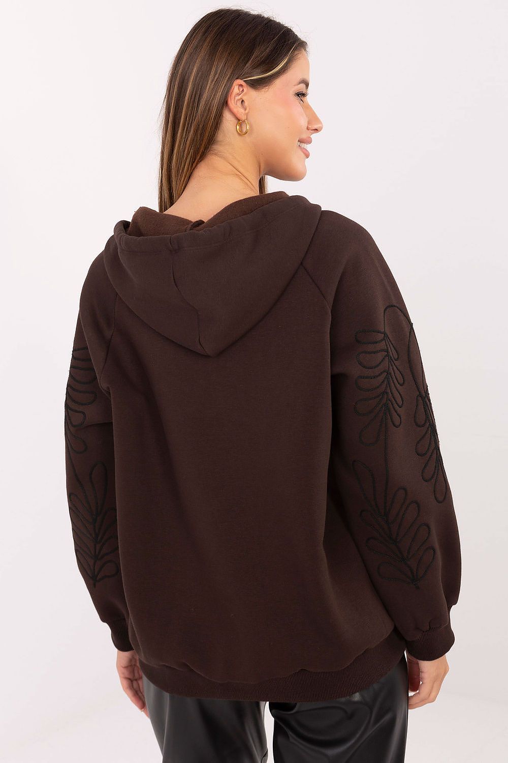   Bluza Damska Model RV-BL-A911.22 Dark Brown - Relevance 