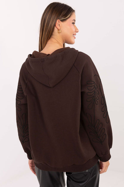   Bluza Damska Model RV-BL-A911.22 Dark Brown - Relevance 