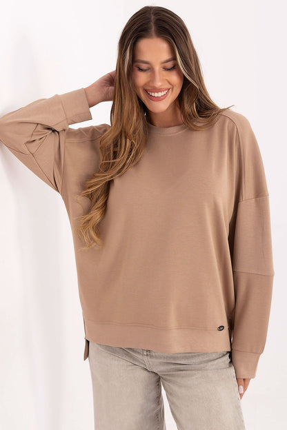   Bluza Damska Model RV-BZ-A906.59 Dark Beige - Relevance 