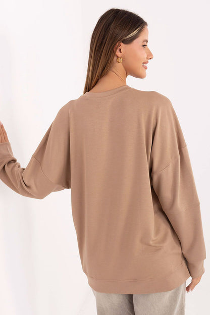   Bluza Damska Model RV-BZ-A906.59 Dark Beige - Relevance 