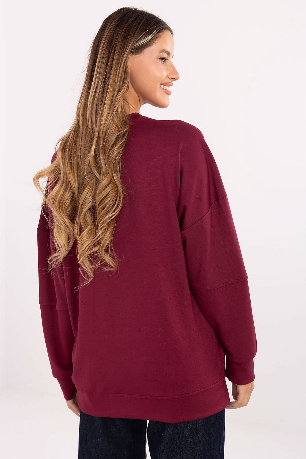   Bluza Damska Model RV-BZ-A906.59 Bordo - Relevance 