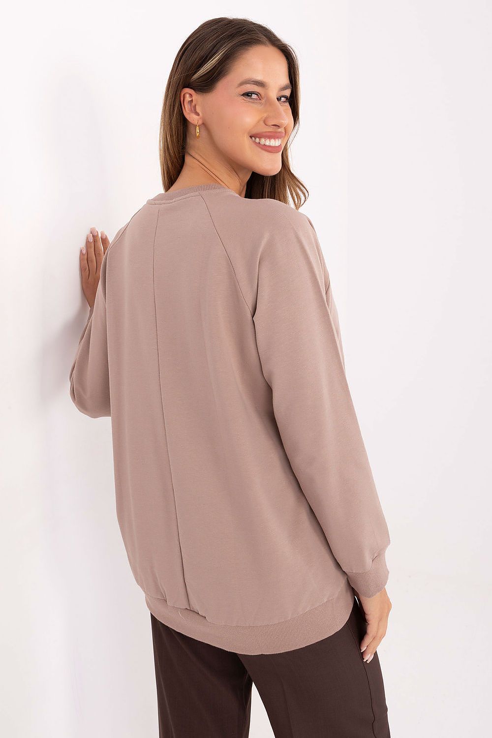   Bluza Damska Model RV-BZ-A876.52 Dark Beige - Relevance 