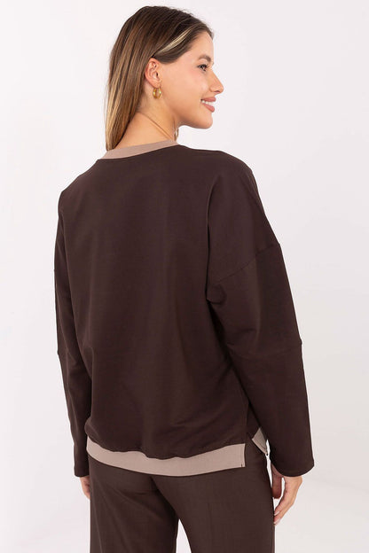   Bluza Damska Model RV-BZ-A907.08P Dark Brown - Relevance 