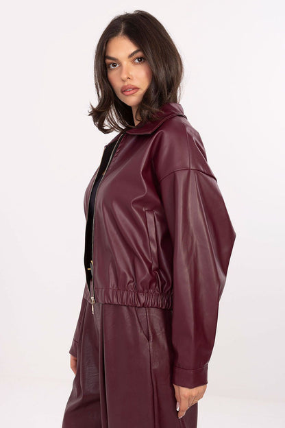   Kurtka Damska Model IT-KR-FL9707.34 Bordo - Rue Paris 