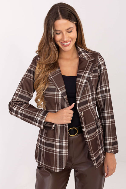   Marynarka Model MI-MA-3262.32 Brown - Rue Paris 