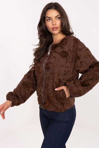   Kurtka Damska Model IT-KR-5776.66 Brown - Rue Paris 