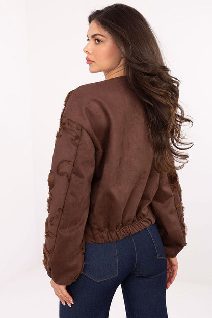   Kurtka Damska Model IT-KR-5776.66 Brown - Rue Paris 