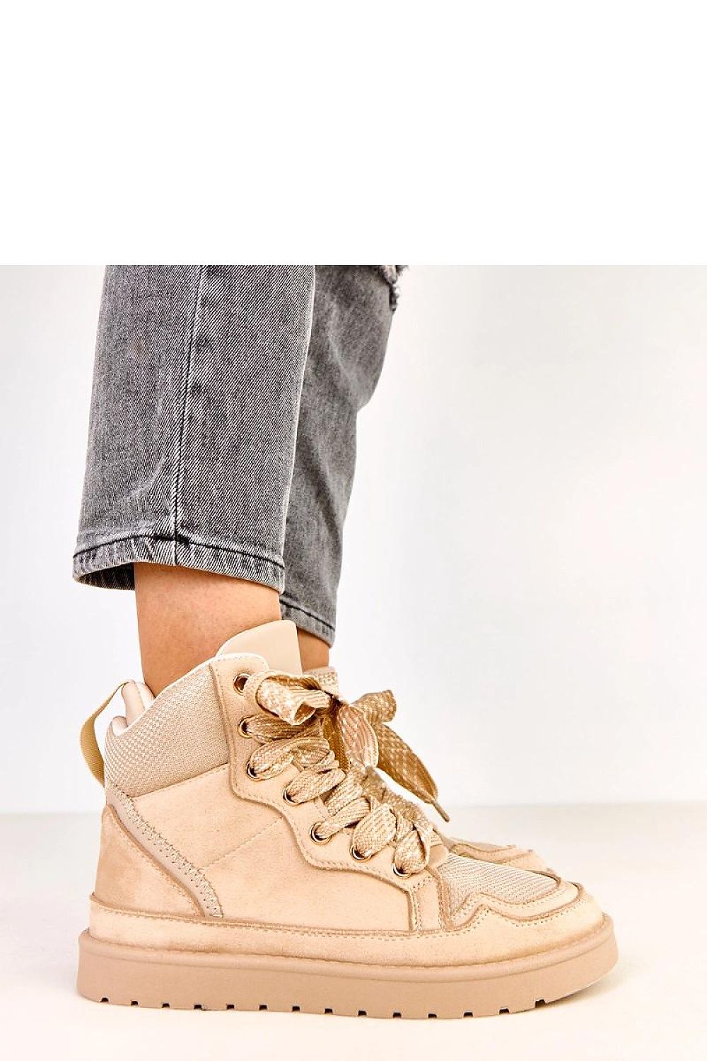   Buty Sportowe Model Klevis C2077-3 Beige - Solea 