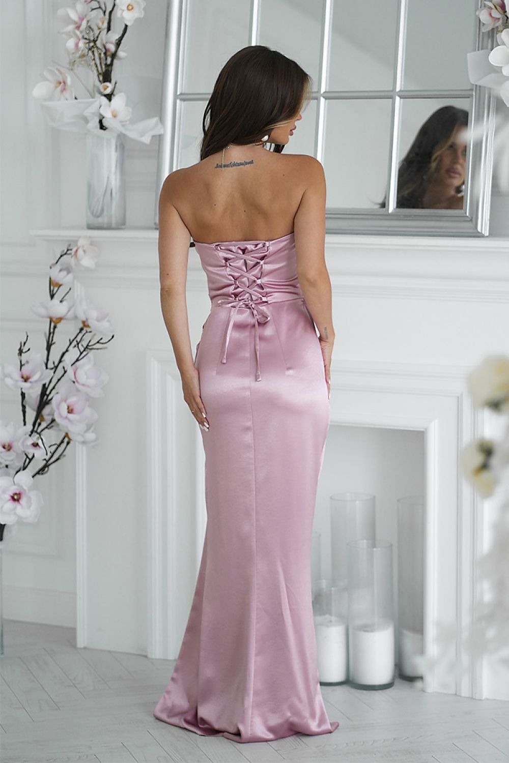  Sukienka Model 335-20 Dirty Pink - Bicotone 