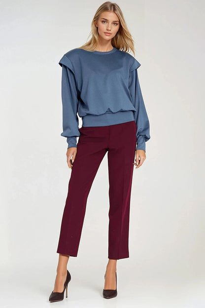   Bluza z wysokimi ściągaczami BL10 Cobalt - Nife 
