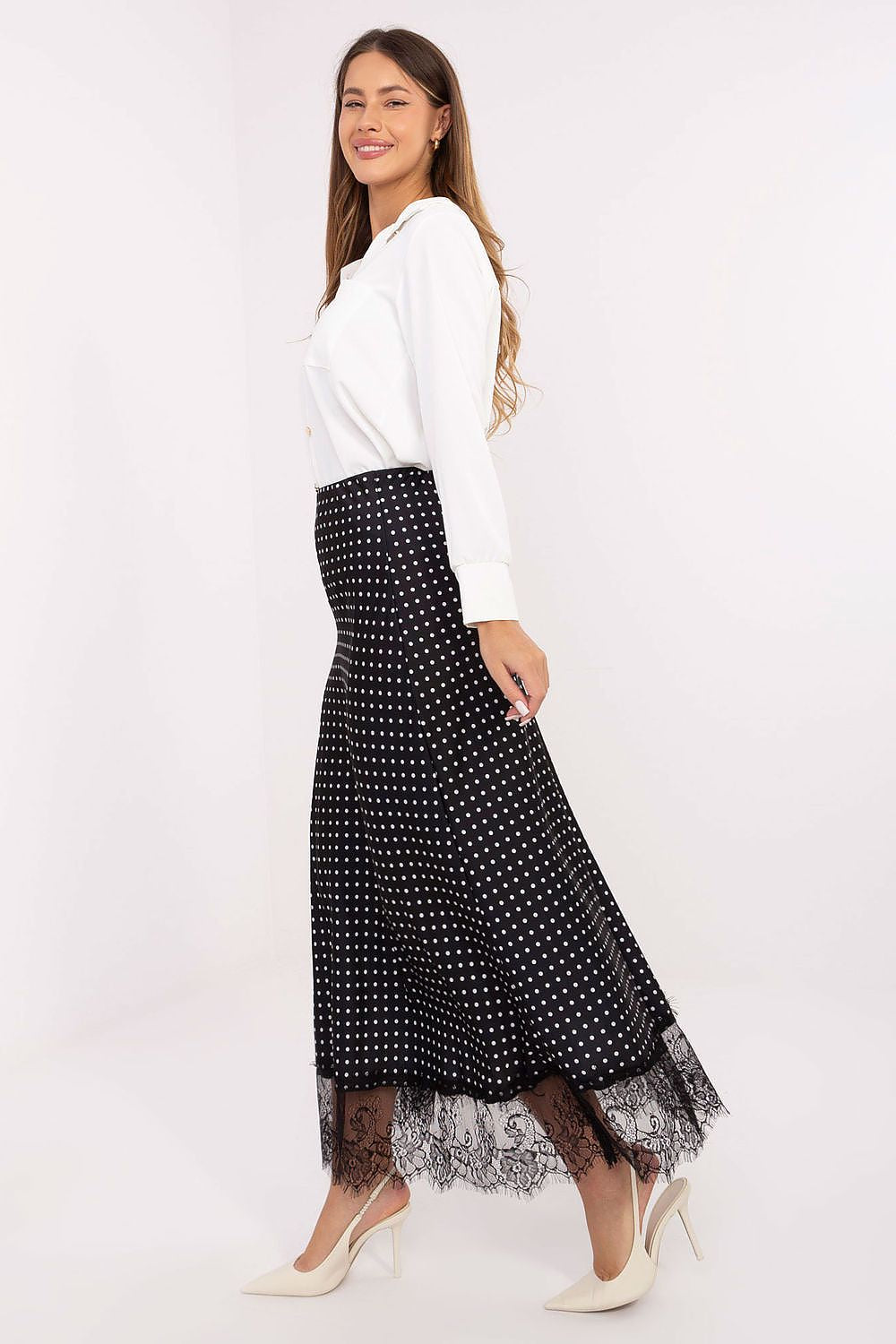  Spódnica Model MI-SD-4213.52 Black - Rue Paris 