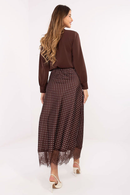  Spódnica Model MI-SD-4213.52 Brown - Rue Paris 